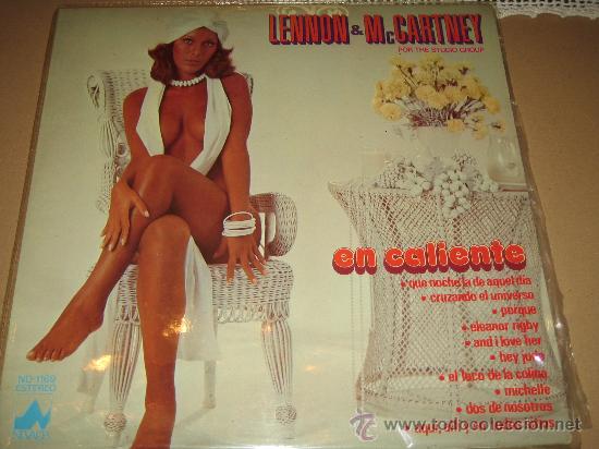 Discos de vinilo: LENNON Y MCCARTNEY - BEATLES - STUDIO GROUP - VERSIONES EN CALIENTE - 1977 - Foto 1