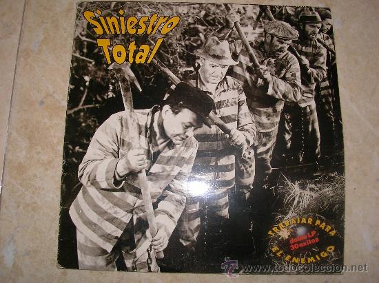 Discos de vinilo: SINIESTRO TOTAL --- TRABAJAR PARA EL ENEMIGO --- DOBLE LP - Foto 1