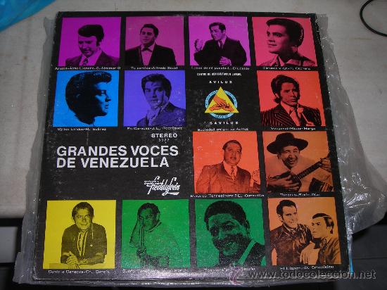 Disques de vinyle: Grandes Voces de Venezuela. ENV&Iacute;O GRATIS.