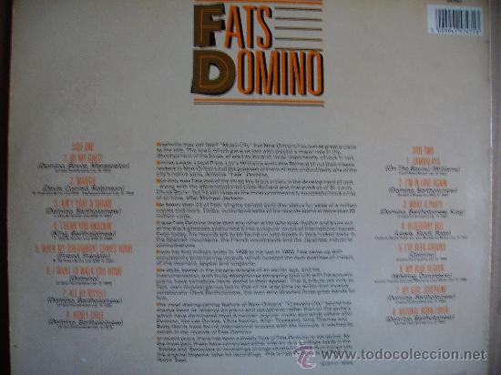 Discos de vinilo: FATS DOMINO ---- 16 GREAT TRACKS - Foto 2
