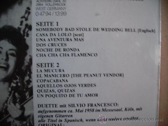 Discos de vinilo: CATERINA VALENTE  --- ARRIBA - Foto 2