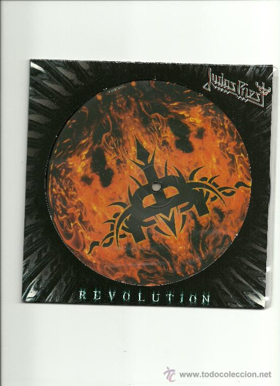 Discos de vinilo: JUDAS PRIEST. Revolution (vinilo single promo 2004) - Foto 1