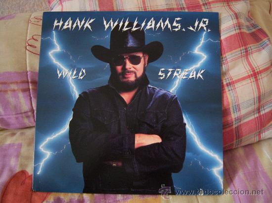 Discos de vinilo: HANK WILLIAMS, JR. Wild streak - Foto 1