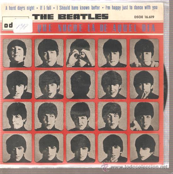 Discos de vinilo: EP THE BEATLES - A HARD DAY&acute;S NIGHT - Foto 1
