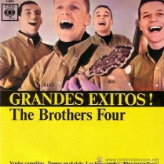 Discos de vinilo: THE BROTHERS FOUR - VERDES CAMPIÑAS, JINETES EN EL CIELO... EP - 1963 (EXCELENTE ESTADO)