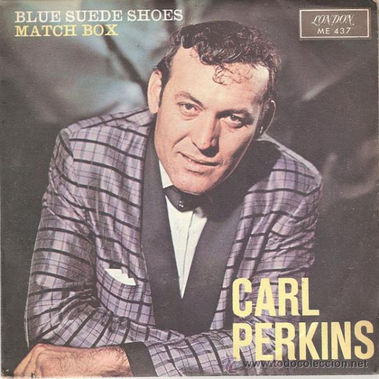 Carl Perkins Blue Suede Shoes Match Box 45 Sold Through Direct Sale