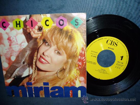 Discos de vinilo: MIRIAM Chicos Pop 90s Promo SPAIN - Foto 1