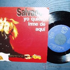Discos de vinilo: SALVADOR YO QUIERO IRME DE AQUI POP PSYCH 90S DOUBLE A SIDE PROMO SPAIN. Lote 27286134