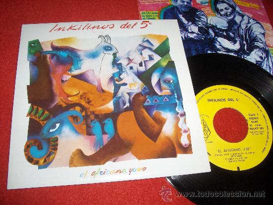 Discos de vinilo: INKILINOS DEL 5&ordm; El Africano 7 SGL 1984 MOVIDA EXCELENTE ESTADO