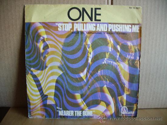 Discos de vinilo: ONE ---- STOP,PULLING AND PUSHING ME - Foto 1