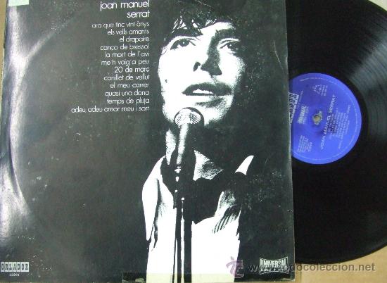 Discos de vinilo: JON MANUEL SERRAT, EN CATAL&Aacute;, LP CIRCULO DE LECTORES - Foto 1