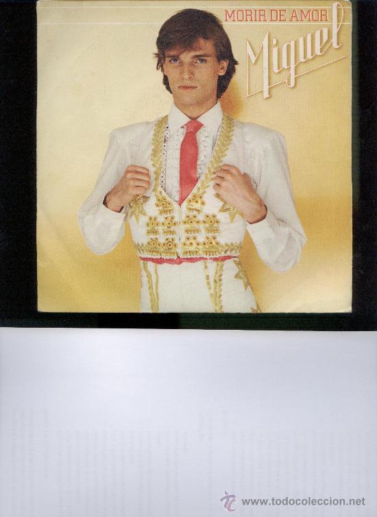 Discos de vinilo: MIGUEL BOSE MORIR DE AMOR SINGLE - Foto 1