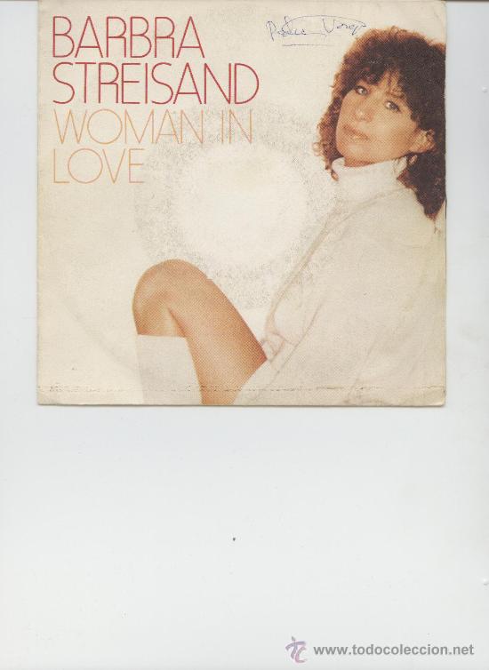Vinyl-Schallplatten: BARBRA STREISAND WOMAN IN LOVE SINGLE 45