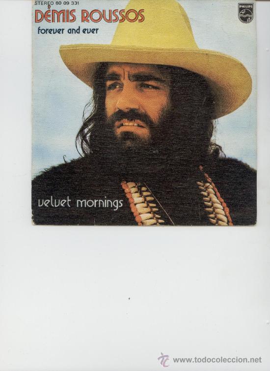 Discos de vinilo: DEMIS ROUSSOS FOREVER AND EVER SINGLE - Foto 1