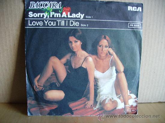 Discos de vinilo: BACCARA ---- SORRY,I&acute;M A LADY - Foto 1