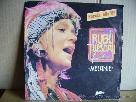 Discos de vinilo: MELANIE ---- RUBY TUESDAY - Foto 1