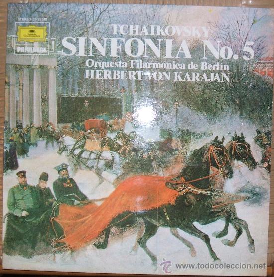 Discos de vinilo: TCHAIKOVSKY-SINFONIA No 5 - Foto 1