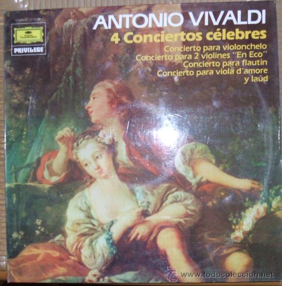 Discos de vinilo: ANTONIO VIVALDI-4 CONCIERTOS CELEBRES