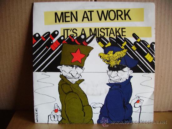 Discos de vinilo: MEN AT WORK ---- IT&acute;S A MISTAKE - Foto 1