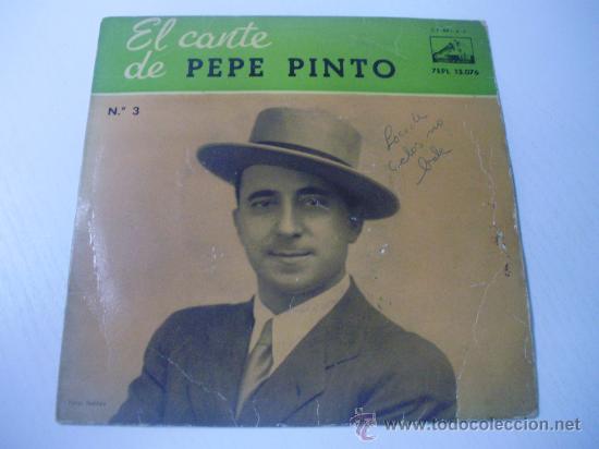 Discos de vinilo: EL CANTE DE PEPE PINTO - N&ordm; 3 - Foto 1
