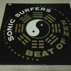 Discos de vinilo: SONIC SURFERS FEATURING PRHYME (BEAT OF ZEN) YIN EXTENDED VERSION - YANG RADIO MIX - MEDITATION - 