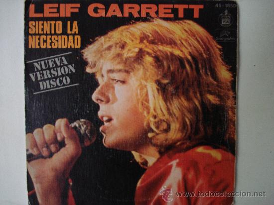 Discos de vinilo: LEIF GARRETT / SIENTO LA NECESIDAD - Foto 1