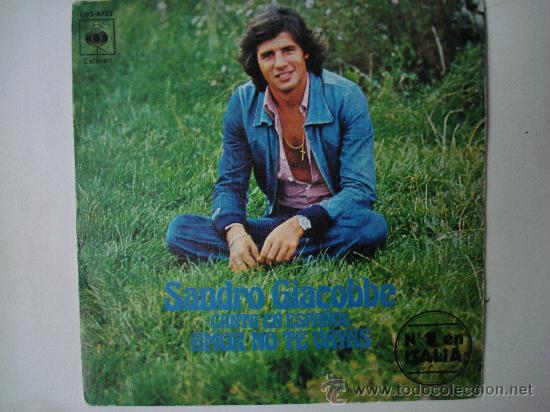 Discos de vinilo: SANDRO GIACOBBE / AMOR NO TE VAYAS - Foto 1