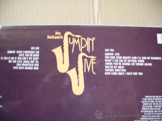 Discos de vinilo: JOE JACKSON --- JUMPIN&acute;JIVE - Foto 2