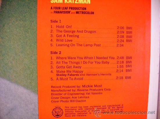 Discos de vinilo: HERMAN&acute;S HERMITS ---- HOLD ON ! - Foto 2