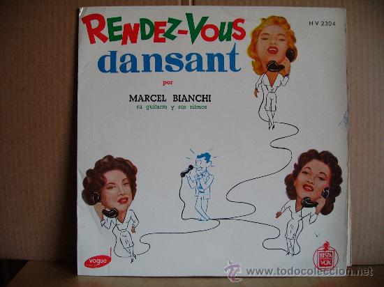 Discos de vinilo: MARCEL BIANCHI --- RENDEZ - VOUS DANSANT - 10 INCH - Foto 1