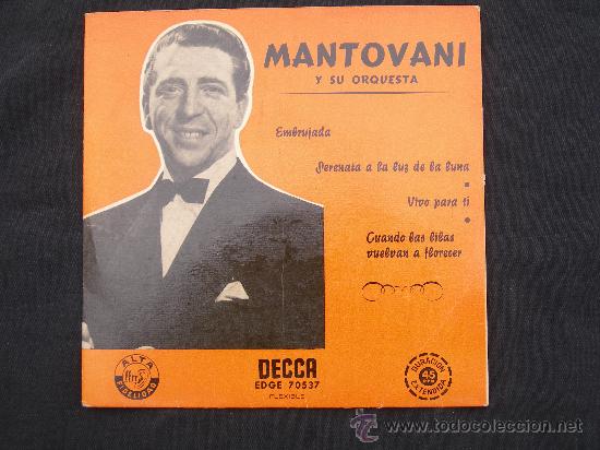 Discos de vinilo: EP MANTOVANI Y SU ORQUESTA // EMBRUJADA + 3 - Foto 1