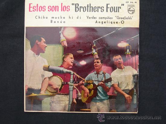 Discos de vinilo: EP BROTHERS FOUR // VERDES CAMPI&Ntilde;AS + 3 - Foto 1