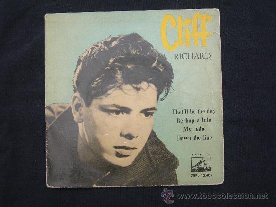 Discos de vinilo: EP CLIFF RICHARD // BE-BOP-A-LULA + 3 - Foto 1