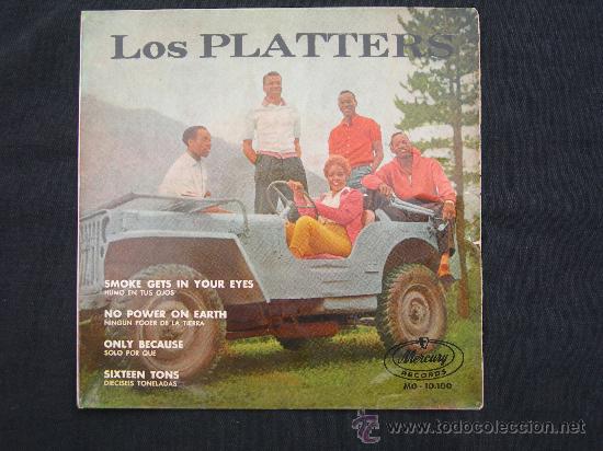 Discos de vinilo: EP LOS PLATTERS // HUMO EN TUS HOJOS + 3 - Foto 1