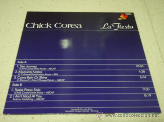Discos de vinilo: Chick Corea - La Fiesta, Germany Happy Bird - Foto 2