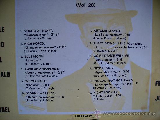 Discos de vinilo: FRANK SINATRA ---- GIGANTES DE LA CANCION - Foto 2