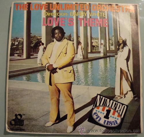 Discos de vinilo: BARRY WHITE - LOVES THEME - SINGLE 1974 - Foto 1