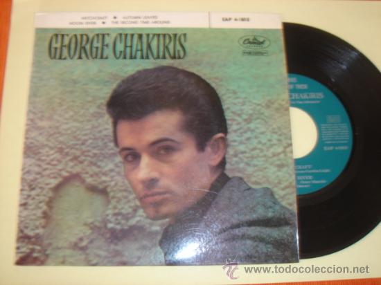 Discos de vinilo: GEORGE CHAKIRIS -EP- WITCHCRAFT + 3 - RARE SPAIN ED 60S - Foto 1