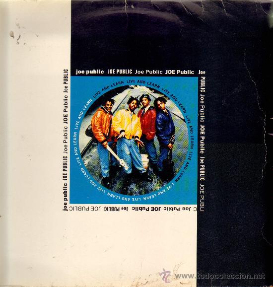 Discos de vinilo: Joe Public - Live and Learn (4 versiones) - MaxiSingle 1991 - Foto 1