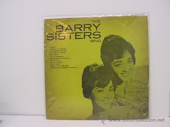 Discos de vinilo: THE BARRY SISTERS - SING... - ORIGINAL U.S.A. - CADENCE - Foto 1