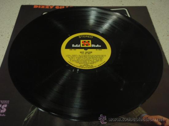 Discos de vinilo: Dizzy Gillespie &ndash; Its My Way, 1&ordf; Ed. US 1969 Solid State Records - Foto 4