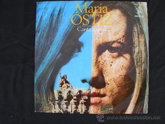 Discos de vinilo: LP MARIA OSTIZ // CANTA CANTA ... - Foto 1
