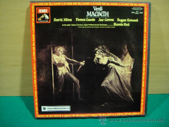 Discos de vinilo: VERDI MACBETH CAJA CON 3 LP + LIBRETO - Foto 1