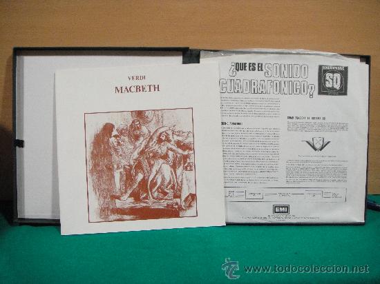 Discos de vinilo: VERDI MACBETH CAJA CON 3 LP + LIBRETO - Foto 2
