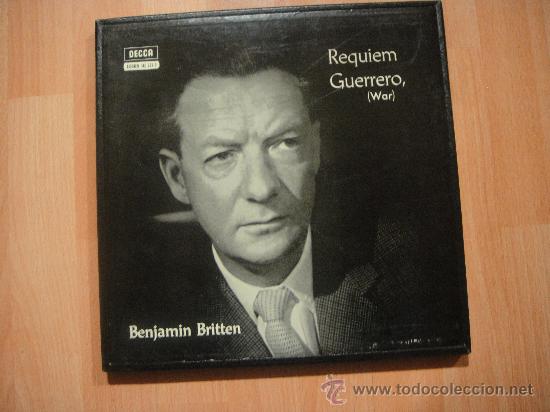 Vinyl records: BENJAMIN BRITTEN REQUIEM GUERRERO CAJA CON 2 LP + LIBRETO