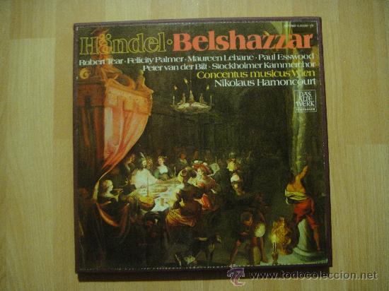 Discos de vinilo: HANDEL - BELSHAZZAR CAJA CON 4 LP + LIBRETO - Foto 1