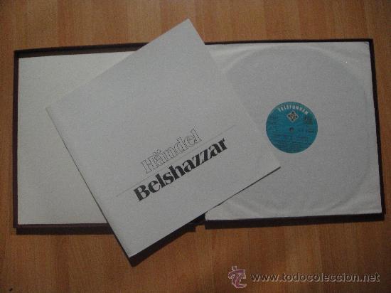 Discos de vinilo: HANDEL - BELSHAZZAR CAJA CON 4 LP + LIBRETO - Foto 2