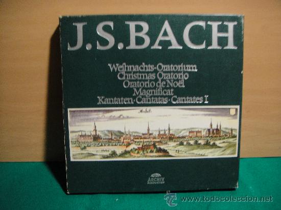 Discos de vinilo: BACH 0RATORIUM CAJA CON 11 LP + LIBRETO - Foto 1