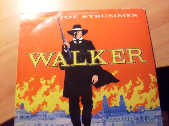 Discos de vinilo: WALKER ( B.S.O. JOE STRUMMER ) LP ESP 1987 (B-1) - Foto 1