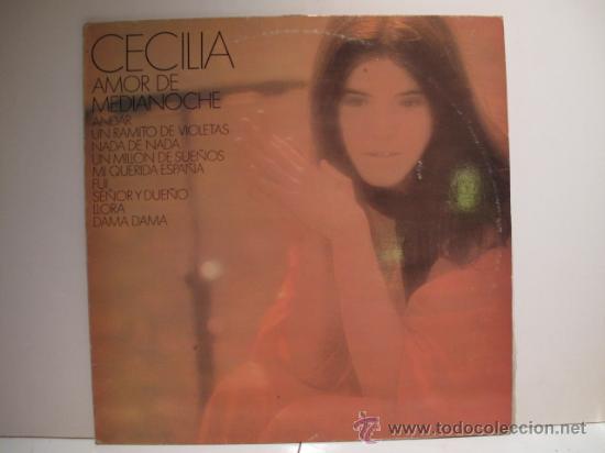 Discos de vinilo: CECILIA - AMOR DE MEDIANOCHE - CBS 1975 - Foto 1